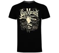 Gas Monkey Garage Maglietta da uomo con scritta "Mechanics Key", colore nero, taglia XXXL, Nero , 3XL