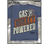 Gas Monkey Garage Powered Blood Sweat Birre Fast N' Loud Dallas Texas Maglietta