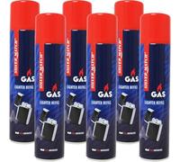 Gas per accendini 300 ml con 5 adattatori | Impurità quasi zero | Bruciatore per birra a fiamma | Gas di ricarica | Accendino a stelo Stormlighters (6)