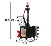 Gas Propano Forge Round Square Fabbro Forno di Fusione 1/2/3 Bruciatore for Coltelli e Utensili in Metallo Kit Forgia a Gas(Square 1Burner 2Door)