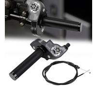 Gas Rapido Domino Moto 7/8'' 22mm Manopole Acceleratore Regolabile Nero