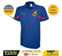 Gas Sicuro Idraulico Ricamato Personalizzato Polo Con Company Nome / Testo