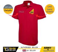 ToughGear Polo Tunica Eic Domestico Installazione Ricamato Personalizzato con Nome/Testo