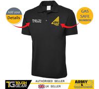 Gas Sicuro Idraulico Ricamato Personalizzato Polo Con Company Nome / Testo