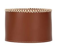 Gas Tank Protective Case - PU Leather Cover for Camping Fuel Cylinder | Shock - Absorbing & - Storage Bag | Outdoor Canister Protector for Camp Stove/Picnic/Hiking (Dark Brown)
