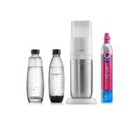 Gasatore d'acqua SodaStream Duo White + 2 bottiglie + set sciroppi (7Up x Mirinda x Energy)