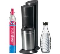 Gasatore SodaStream Per acqua frizzante Crystal Nero + Cilindro +Bottiglia Vetro