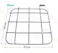 GasFire Candy Griglia in Acciaio a 4 Fuochi per Cucina a Gas 44,7 x 47,3
