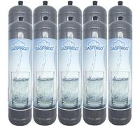 GASFRIGO®, Bombola co2 per gasatore, 600 gr usa e getta attacco M11x1, gas acqua frizzante, co2 per acqua frizzante, cilindro co2 per gasatore, bombole gasatore acqua frizzante - NR 10 bombole