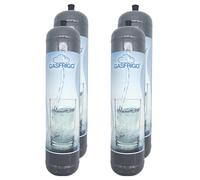 GASFRIGO®, Bombola co2 per gasatore, 600 gr usa e getta attacco M11x1, gas acqua frizzante, co2 per acqua frizzante, cilindro co2 per gasatore, bombole gasatore acqua frizzante - NR 4 bombole