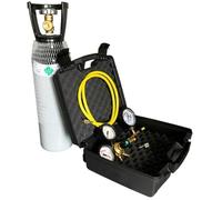 GASFRIGO® - Kit azoto "HEAVY" con bombola piena da 5 lt. 1 MC + riduttore di pressione prova tenuta impianto