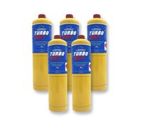 GASFRIGO® - n 5 BOMBOLE CARTUCCE TURBO MAPP (MAP PRO) 400 gr. per SALDATURA TURBO SET 110 200