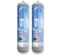 GASFRIGO®,Nr 2 Bombole co2 per gasatore, 600 gr attacco M11x1, purezza minima > 99% made italy,gas acqua frizzante, co2 acqua frizzante, cilindro co2 per gasatore, bombole gasatore acqua frizzante,