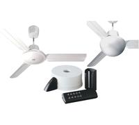 GASFRIGO - Ventilatore da soffitto Nordik Evolution R 120/48" - 61751 - Bianco + telecomando TELENORDIK 5TR + kit luce EVOLUTION LIGHT KIT ES (codici 61751 + 22386 + 22414)