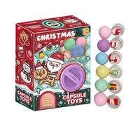 Gashapon Macchina giocattolo,Macchina vincente di Natale - Gioco di tornitura per bambini intrattenimento collezionista aula attività commerciante ufficio