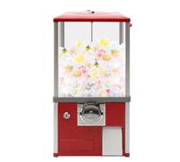 Gashapon Machine Commerciale, Candy Machine Grande a Mo-neta, Vending Equipment Senza Corrente, Capsule Toys Colorati, Perfetta per Amusement Parks e Arcade(Red)