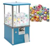 Gashapon Machine Commerciale, Grande Candy Machine Senza Elettricità, Vending Machine a Mo-neta 360°, Capsule Toys, Perfetta per Centri Commerciali e Amusement Parks(Blue)