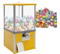 Gashapon Machine Grande Commerciale, Candy Machine a Mon-eta, Vending Equipment Senza Elettricità, Capsule Toys Colorati, Ideale per Amusement Parks e Arcade(Yellow)