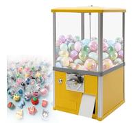 Gashapon Machine Professionale, Grande Candy Machine a Mo-neta, Vending Equipment Commerciale, Capsule Toys Colorati, Perfetta per Shopping Mall e Amusement Parks(Yellow)