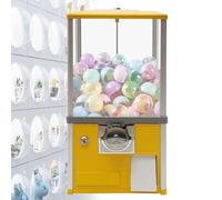 Gashapon Machine Rotante 360°, Candy Machine Grande a Mo-neta, Vending Equipment Commerciale, Capsule Toys Colorati, Perfetta per Amusement Parks e Shopping Mall(Yellow)