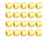 GASHER 20 dadi a compressione in ottone da 6,35 mm