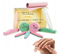 GASHIO® P.SHINE - Set manicure giapponese per rigenerare le unghie e rafforzare la lamina ungueale, trattamento di riparazione, kit per unghie sane Premium