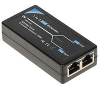 ESTENSORE SWITCH DI RETE POE 802.3af/at 3 PORTE 1 UNGRESSO 2 USCITE