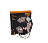 GASIASHOP SRL UNIVERSO 3528-ES24V STRISCIA LED SMD 2025 M0NOCOLORE 280 LED/METRO DC 24V SUBACQUEA IP68 BOBINA 10 METRI (Bianco Freddo)