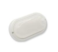 GASIASHOP SRL UNIVERSO SEN-RD-9F PLAFONIERA LED 9 WATT DOME LIGHT OVALE CON SENSORE DI MOVIMENTO DA ESTERNO IP56