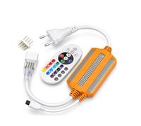 GASIASHOP SRL UNIVERSO SP-96RGB DRIVER CONTROLLER DIMMER PER STRIP LED RGB AC 220V IP65 CON TELECOMANDO IR - 1200W