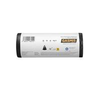 GASMIS Sacchi per rifiuti con cordoncino 60 L - 20 pezzi | Sacchi per rifiuti riciclabili 45 µm | extra resistenti e a tenuta stagna | per la casa e il giardino | Certificazione Blauer Engel