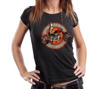 Gasoline Bandit Maglietta da donna da motociclista: Good Vibrations, XXL