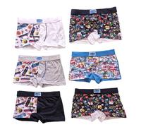 Gasolino Boxer Set 6 Bambino Ragazzo Cotone (Mix, 3 Anni)