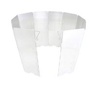 GasOne - Parabrezza in Alluminio con 10 Piastre: per stufe e Altre stufe da Campeggio, stufe a butano, stufe ad Alcol con Custodia per Il Trasporto