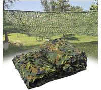 GASSNAKE Rete mimetica bianca mimetica Net Camo Net per campeggio, caccia alle ombre ecc. Decorazione mimetica Woodland Camo 8 x 2 m