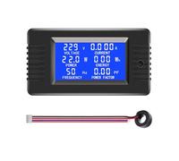 Gasso Del Pannello Misuratore Corrente 80-260 V Visualizza LCD Voltmetro Potenza Alimentazione Meter Energia Valutazione Consumo Energia