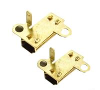 Gastagrav 2 supporti per spazzole di carbone motore per Bosch GBH2-20/24/26 | Trapano elettrico a percussione, pezzo di ricambio in rame puro oro, adatto a spazzole da 20 x 8 x 5 mm