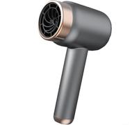 Gastagrav Asciugacapelli wireless ricaricabile USB, asciugacapelli portatile con 3 impostazioni di calore e design leggero da viaggio per uso domestico (standard UE grigio scuro)