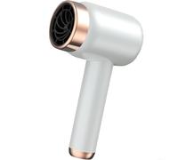 Gastagrav Asciugacapelli wireless ricaricabile USB, asciugacapelli portatile con 3 impostazioni di calore e design leggero da viaggio per uso domestico (standard americano bianco)