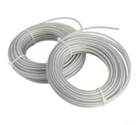 Gastagrav Filo per decespugliatore in nylon con anima in acciaio, 2 x 10 m, per decespugliatori e decespugliatori, alta resistenza all'abrasione per la cura del giardino (3.0)