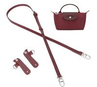 Gastinsave Sostituzione cinghie borsa, borsa in pelle Crossbody tracolla regolabile per Longchamp borsa donne(Melograno)