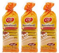 Gastone Lago: Savoiardi Ladyfingers (in inglese britannico spugna dita) 399,7 g (400 gr) Confezioni (confezione da 3)