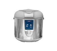 Design cuoci riso 3 L 450 W Argento, Bianco, Cuociriso accaio/Bianco, Argento, Bianco, 3 L, Pulsanti, 1,2 m, 450 W, 220 - 240 V, Vendita al dettaglio
