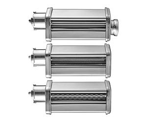 GASTROBACK 90763 - Set di 3 pezzi per robot da cucina di design Advanced Digital Pasta Set, acciaio INOX, argento