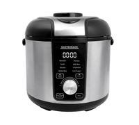 GASTROBACK Cuocere riso a basso contenuto di carboidrati 3 litri con vaporizzatore 500 Watt - 8 programmi con riso basmati sushi risotto - pentola interna antiaderente, spegnimento automatico