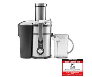 Gastroback Estrattore di succo 40151 Design Multi Juicer Digital, motore professionale da 1300 Watt, XXL, foro di riempimento (Ø 84 mm), 5 livelli di velocità