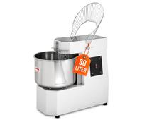 GastroHero Impastatrice 30 L, Impastatrice Per Pizza E Pane, Macchina A Spirale Per Ristorazione, Acciaio Inox, Modello AT30-F