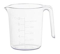 Gastromax 6407-90 - Misurino da 1 litro, in plastica, trasparente, 1 litro