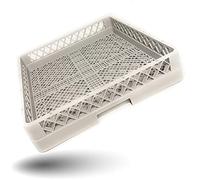 Gastronette Cesto portastoviglie posate in vetro per gastronomia universale in plastica 50x50 cm Cesto per piatti in plastica a maglia fine Cesto impilabile GN Norm