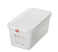 Gastronorm 1/3 - Contenitore alimentare con coperchio denso, 6 litri, 325 x 176 x 150 mm, trasparente